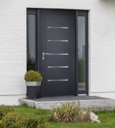 Portes en PVC : facilité d'entretien